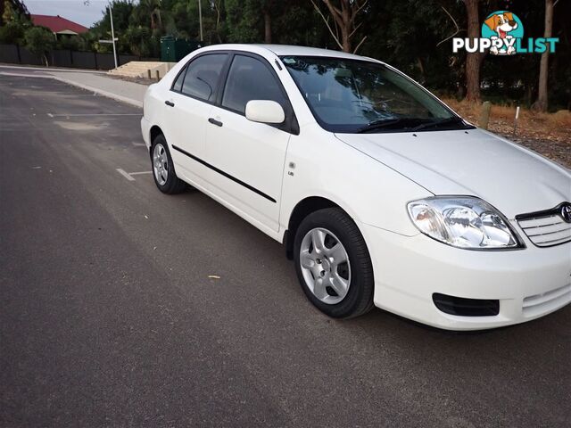 2005 TOYOTA COROLLA ASCENT ZZE122R 4D SEDAN