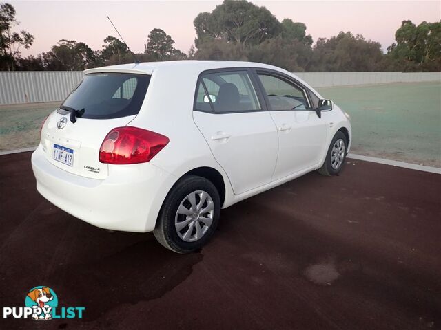 2008 TOYOTA COROLLA ASCENT ZRE152R 5D HATCHBACK