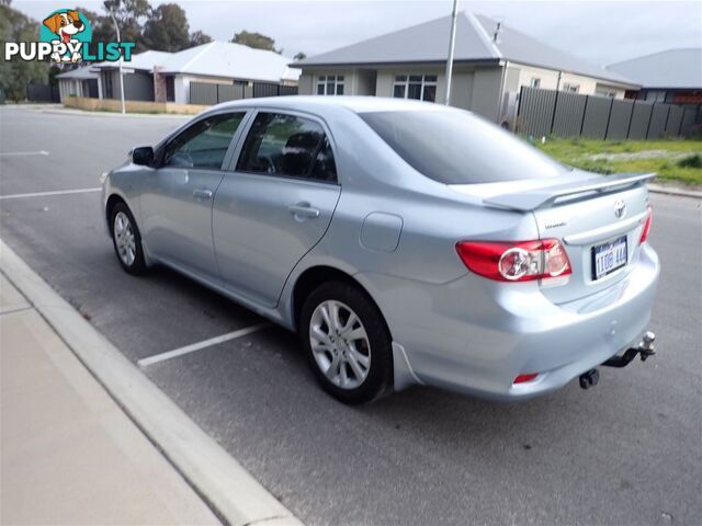 2012 TOYOTA COROLLA ASCENT SPORT ZRE152R MY11 4D SEDAN