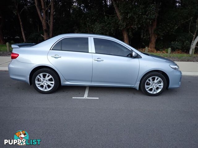 2012 TOYOTA COROLLA ASCENT SPORT ZRE152R MY11 4D SEDAN