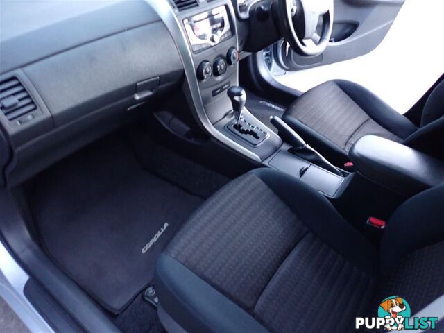 2012 TOYOTA COROLLA ASCENT SPORT ZRE152R MY11 4D SEDAN