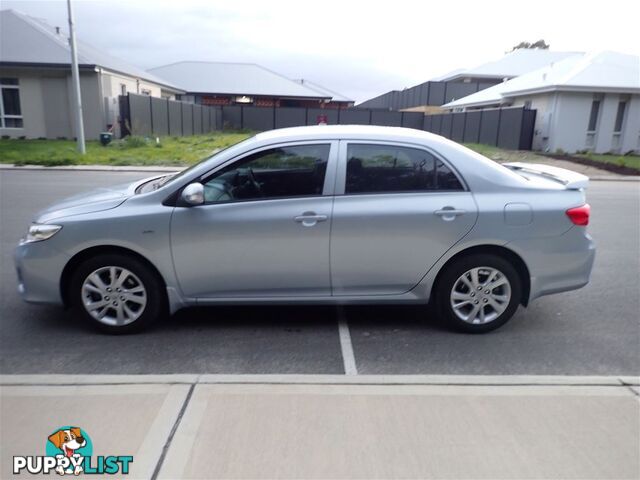 2012 TOYOTA COROLLA ASCENT SPORT ZRE152R MY11 4D SEDAN
