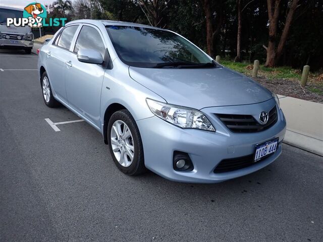 2012 TOYOTA COROLLA ASCENT SPORT ZRE152R MY11 4D SEDAN