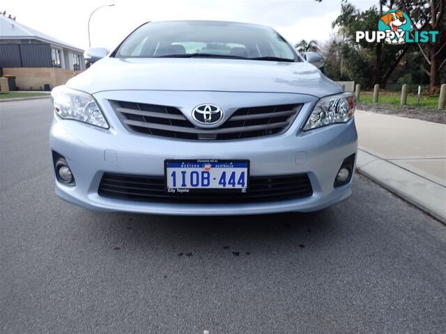 2012 TOYOTA COROLLA ASCENT SPORT ZRE152R MY11 4D SEDAN