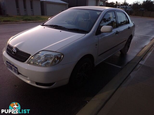 2003 TOYOTA COROLLA ASCENT ZZE122R 4D SEDAN