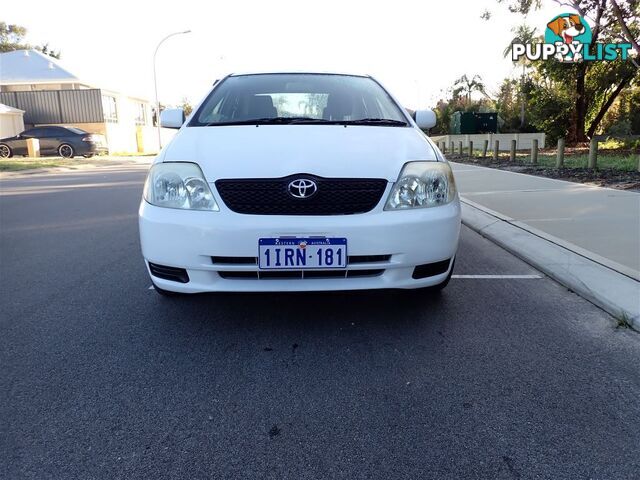 2003 TOYOTA COROLLA ASCENT ZZE122R 4D SEDAN