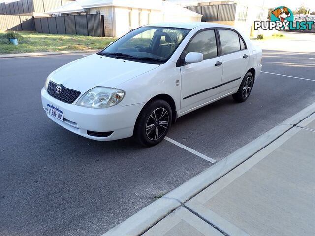 2003 TOYOTA COROLLA ASCENT ZZE122R 4D SEDAN
