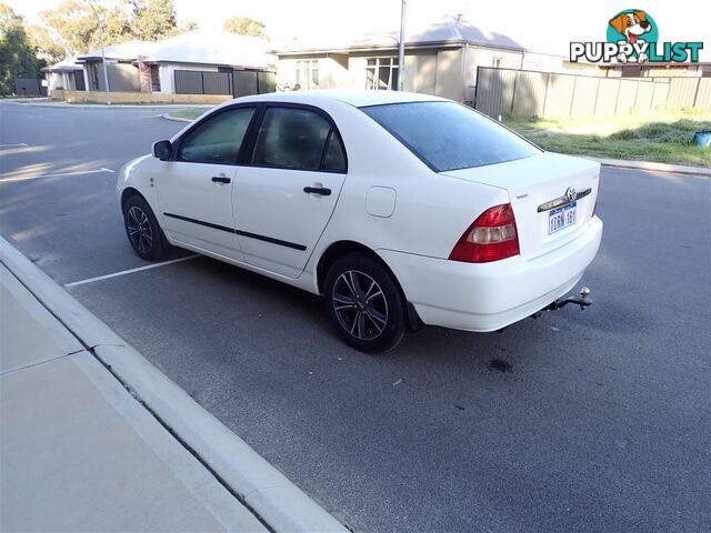 2003 TOYOTA COROLLA ASCENT ZZE122R 4D SEDAN