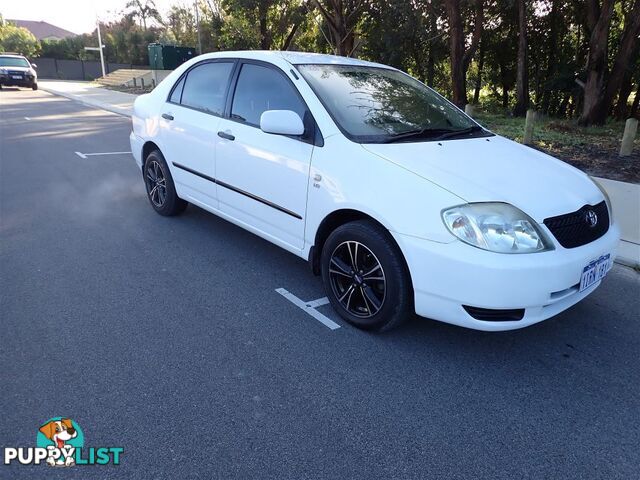 2003 TOYOTA COROLLA ASCENT ZZE122R 4D SEDAN