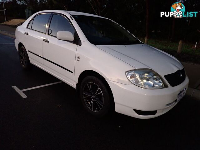 2003 TOYOTA COROLLA ASCENT ZZE122R 4D SEDAN