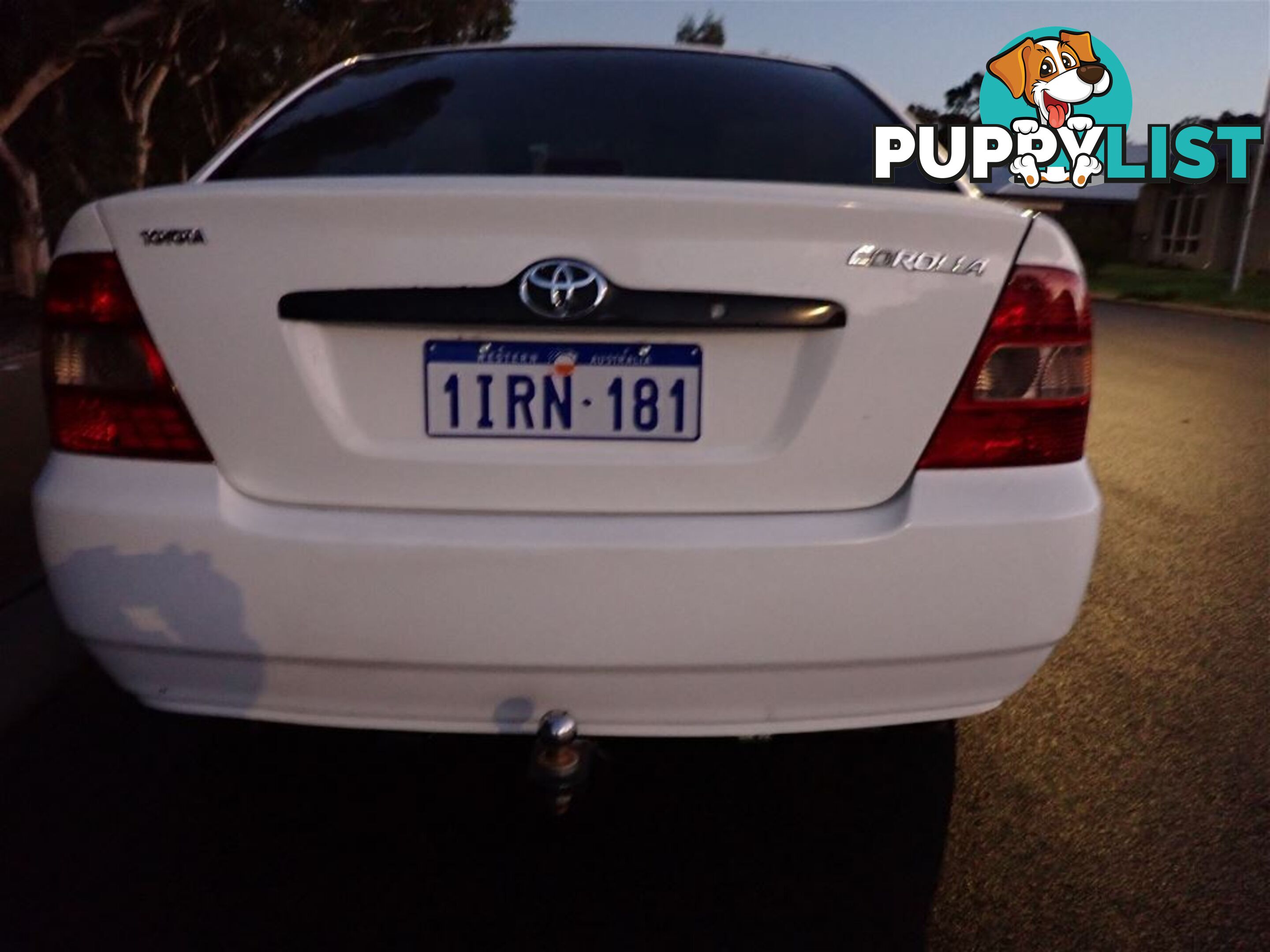 2003 TOYOTA COROLLA ASCENT ZZE122R 4D SEDAN