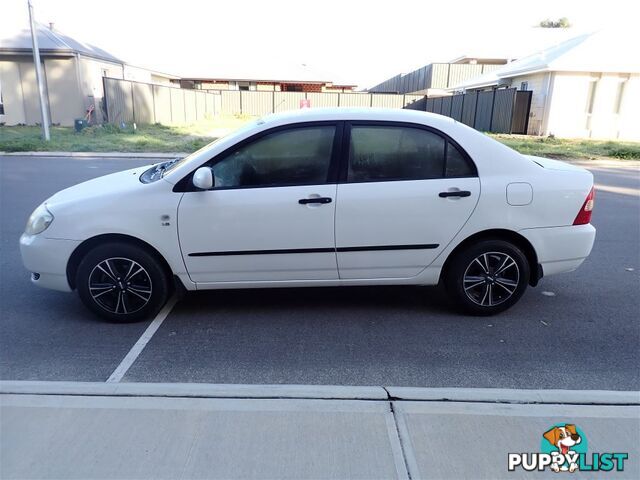2003 TOYOTA COROLLA ASCENT ZZE122R 4D SEDAN