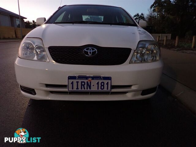 2003 TOYOTA COROLLA ASCENT ZZE122R 4D SEDAN