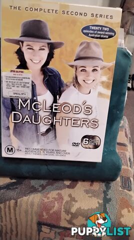 McLeods Daughters DVDs Series 2, 4, 5, 6 and 7. Also   VIDEOS of Series 1.