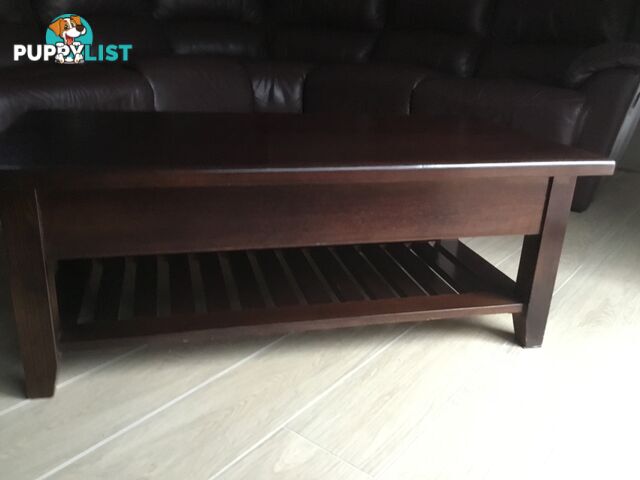 Leather Modular Lounge & Coffee Table