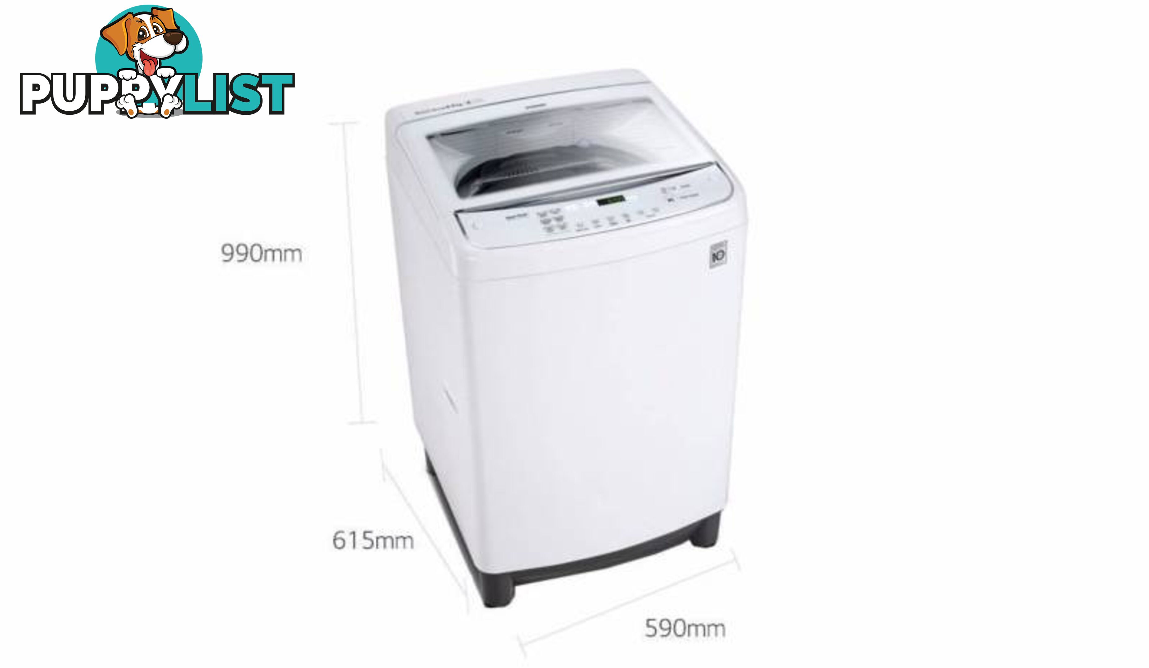 As New LG 6.5kg Inverter Direct drive washing machine