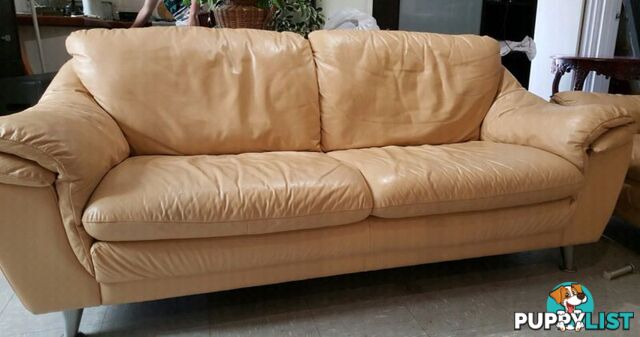 Italian "Natuzzi" 3 Sofas Set