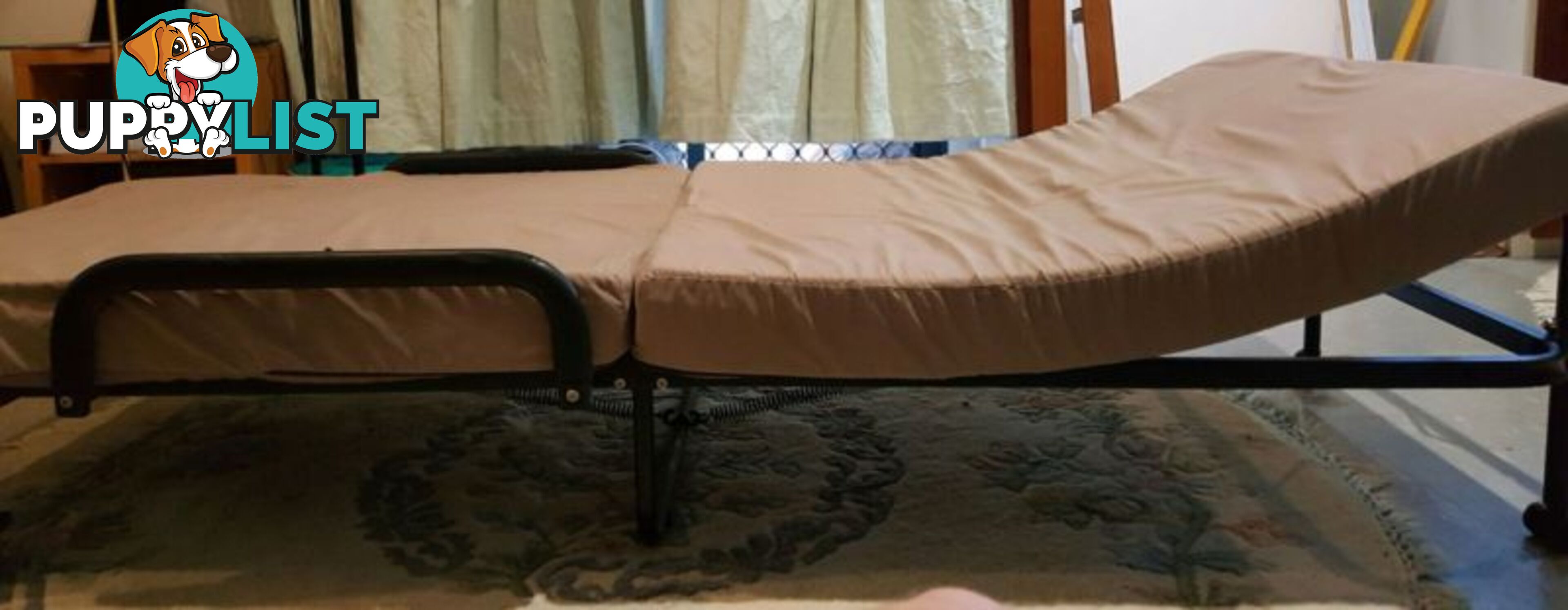 Durable folding heavy duty metal bed frame