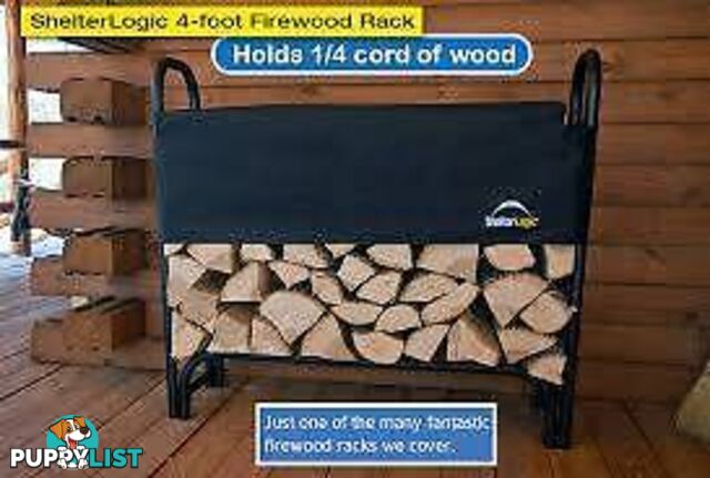 Fire wood kipper Rack with cover