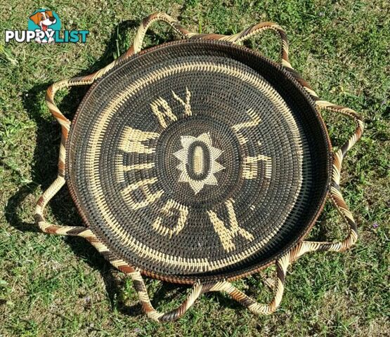 Wicker handmade plate Cat/Dog bed