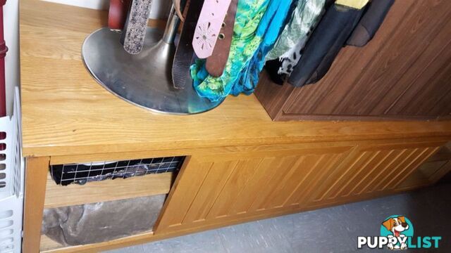 Wooden platform/ storage/cabinet