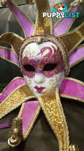 Pink & Brown Carnival Masks