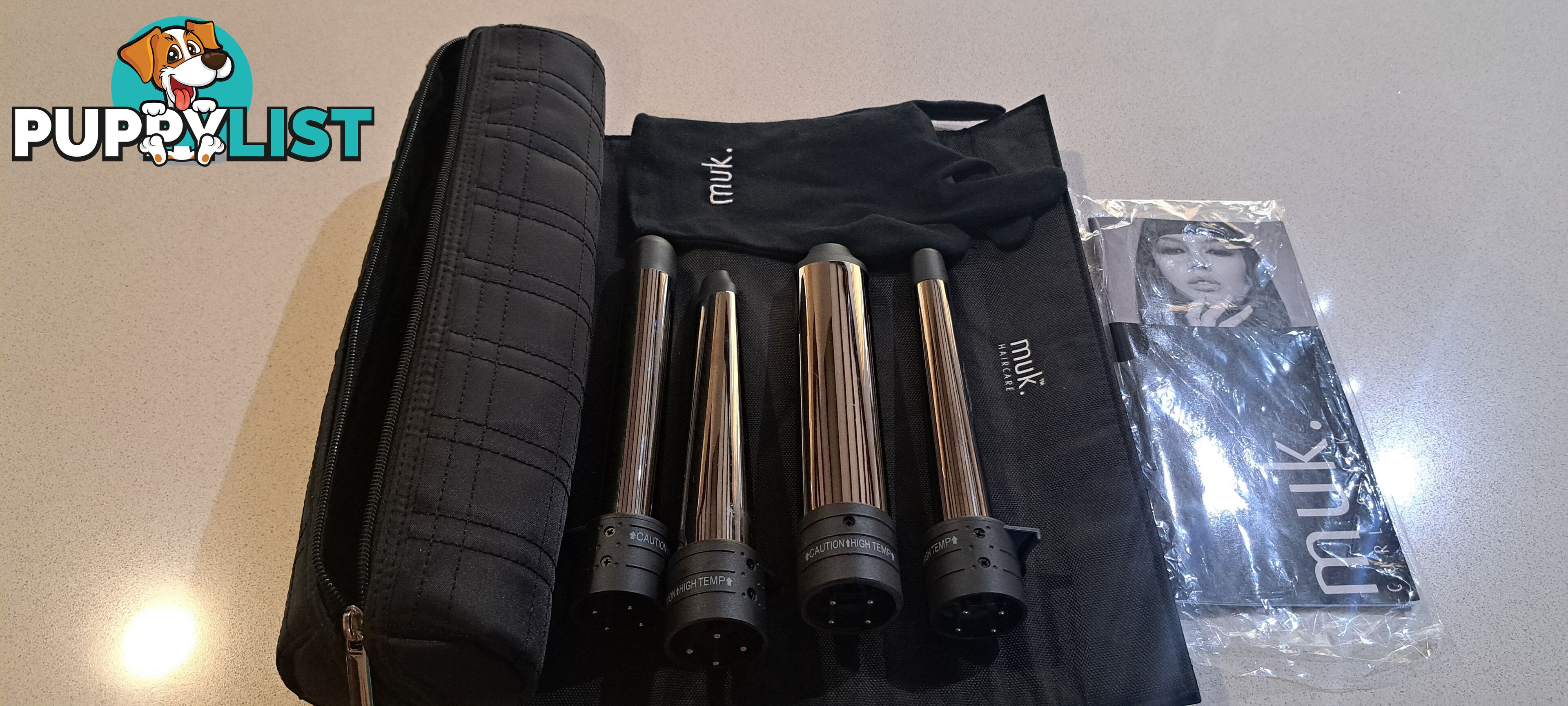 MUK Curl Stick V2.0 Styler 4 Interchangeable Barrels