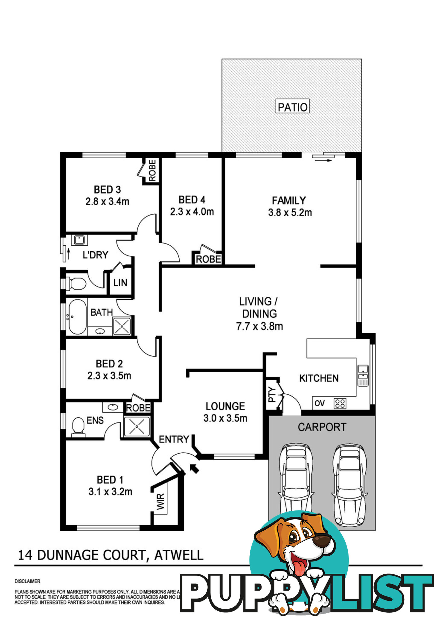 14 Dunnage Court ATWELL WA 6164