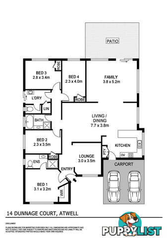 14 Dunnage Court ATWELL WA 6164