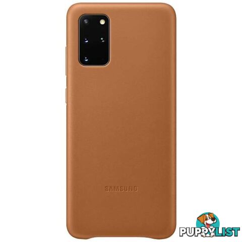 Samsung Galaxy S20+ Leather Cover - Brown - Samsung - EF-VG985LAEGWW - 8806090227363