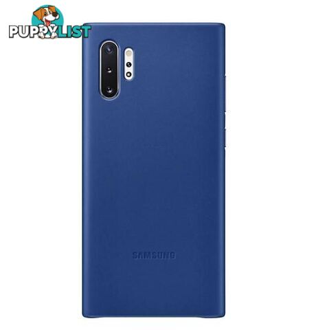 Samsung Galaxy Note 10+ Leather Cover - Blue - Samsung - EF-VN975LLEGWW - 8806090027642