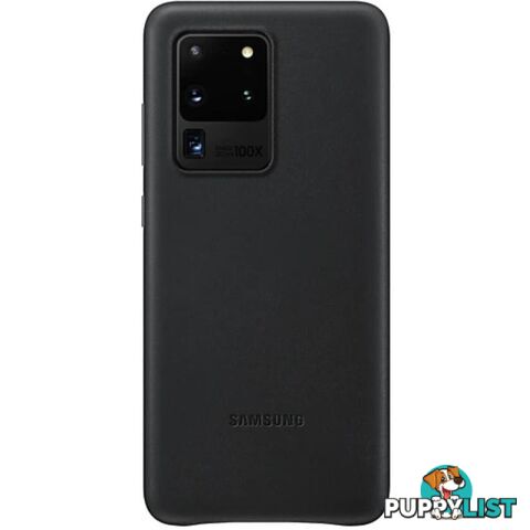 Samsung Galaxy S20 Ultra Leather Cover - Black - Samsung - EF-VG988LBEGWW - 8806090227288