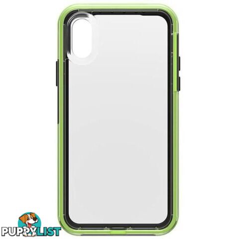 LifeProof Slam Case for iPhone XS - Clear/Black/Lime - LifeProof - 77-59653 - 660543470366