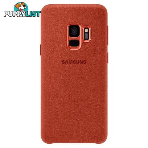 Samsung Galaxy S9 Alcantara Cover - Red - Samsung - EF-XG960AREGWW - 8801643098766