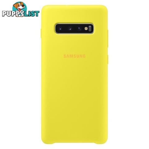 Samsung Silicone Cover suits Galaxy S10+ (6.4") - Yellow - Samsung - EF-PG975TYEGWW - 8801643640170