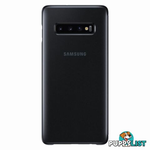 Samsung Clear View Cover suits Galaxy S10+ (6.4") - Black - Samsung - EF-ZG975CBEGWW - 8801643651305