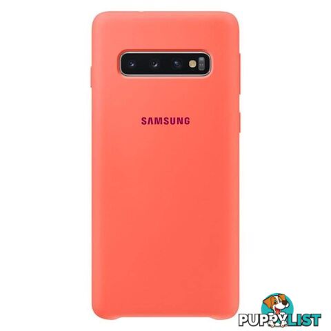 Samsung Silicone Cover suits Galaxy S10 (6.1") - Berry Pink - Samsung - EF-PG973THEGWW - 8801643640156