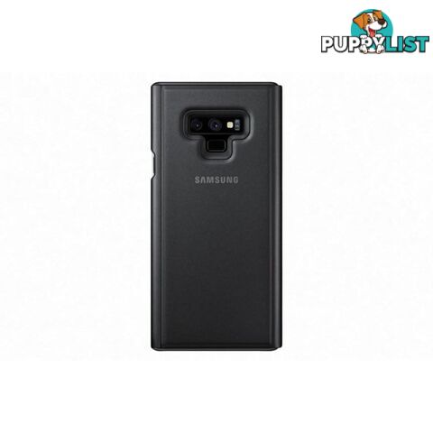 Samsung Clear View Standing Cover suits Samsung Galaxy Note 9 - Black - Samsung - EF-ZN960CBEGWW - 8801643341282