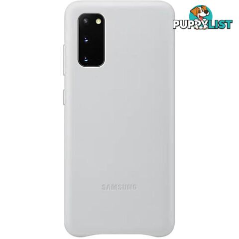 Samsung Galaxy S20 Leather Cover - Silver - Samsung - EF-VG980LSEGWW - 8806090317644