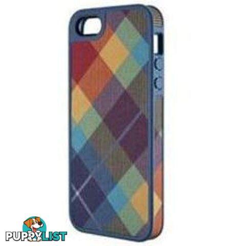 Speck FabShell for iPhone SE/5/5S Case - MegaPlaid Spectrum New - Samsung - SPK-A0760 - 875912019651