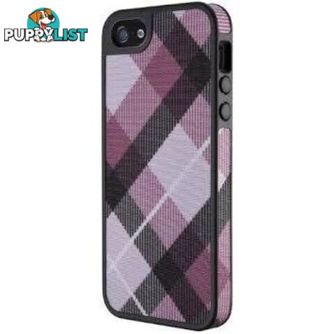 Speck FabShell for iPhone SE/5/5S Case - MegaPlaid Mulberry/Black New - Speck - SPK-A0762 - 875912019675