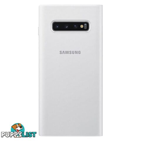 Samsung LED View Cover suits Galaxy S10+ (6.4") - White - Samsung - EF-NG975PWEGWW - 8801643648756