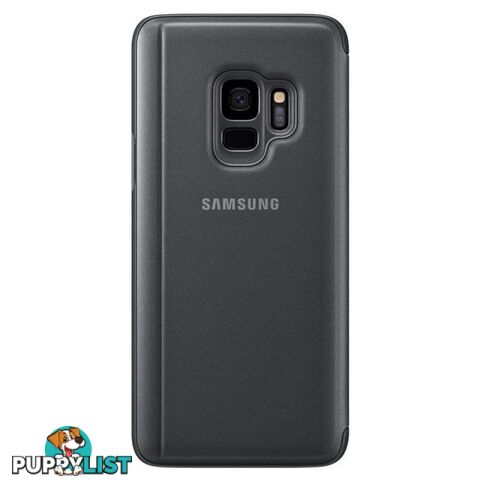 Samsung Galaxy S9 Clear View Standing Cover - Black - Samsung - EF-ZG960CBEGWW - 8801643098391