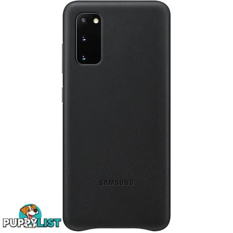 Samsung Galaxy S20 Leather Cover - Black - Samsung - EF-VG980LBEGWW - 8806090227448