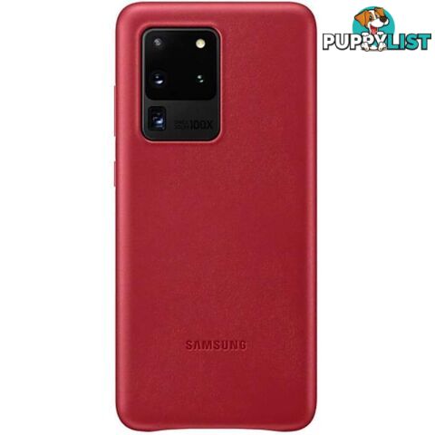 Samsung Galaxy S20 Ultra Leather Cover - Red - Samsung - EF-VG988LREGWW - 8806090227257