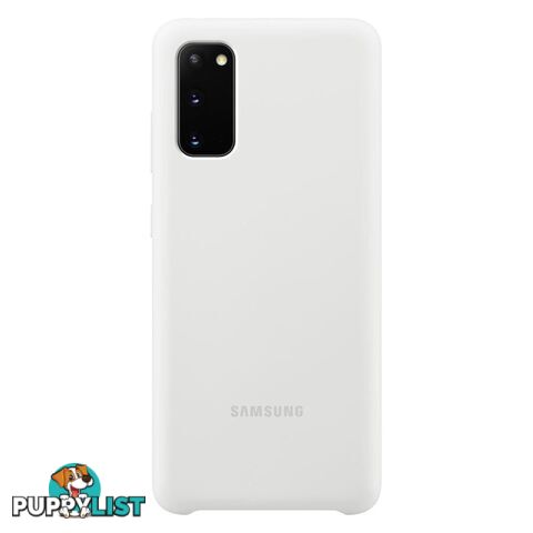 Samsung Galaxy S20 Silicone Cover - White - Samsung - EF-PG980TWEGWW - 8806090226175