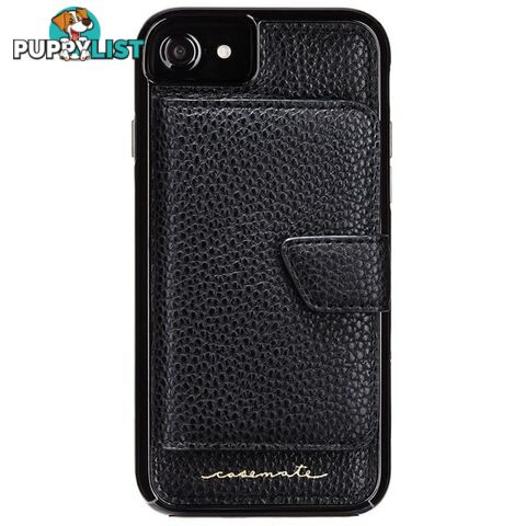 Case-mate Compact Mirror Case suits iPhone 6/6s/7/8 - Black - Case-Mate - CM036124 - 846127175388