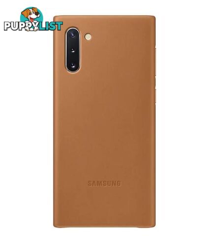 Samsung Galaxy Note 10 Leather Cover - Brown - Samsung - EF-VN970LAEGWW - 8806090027741