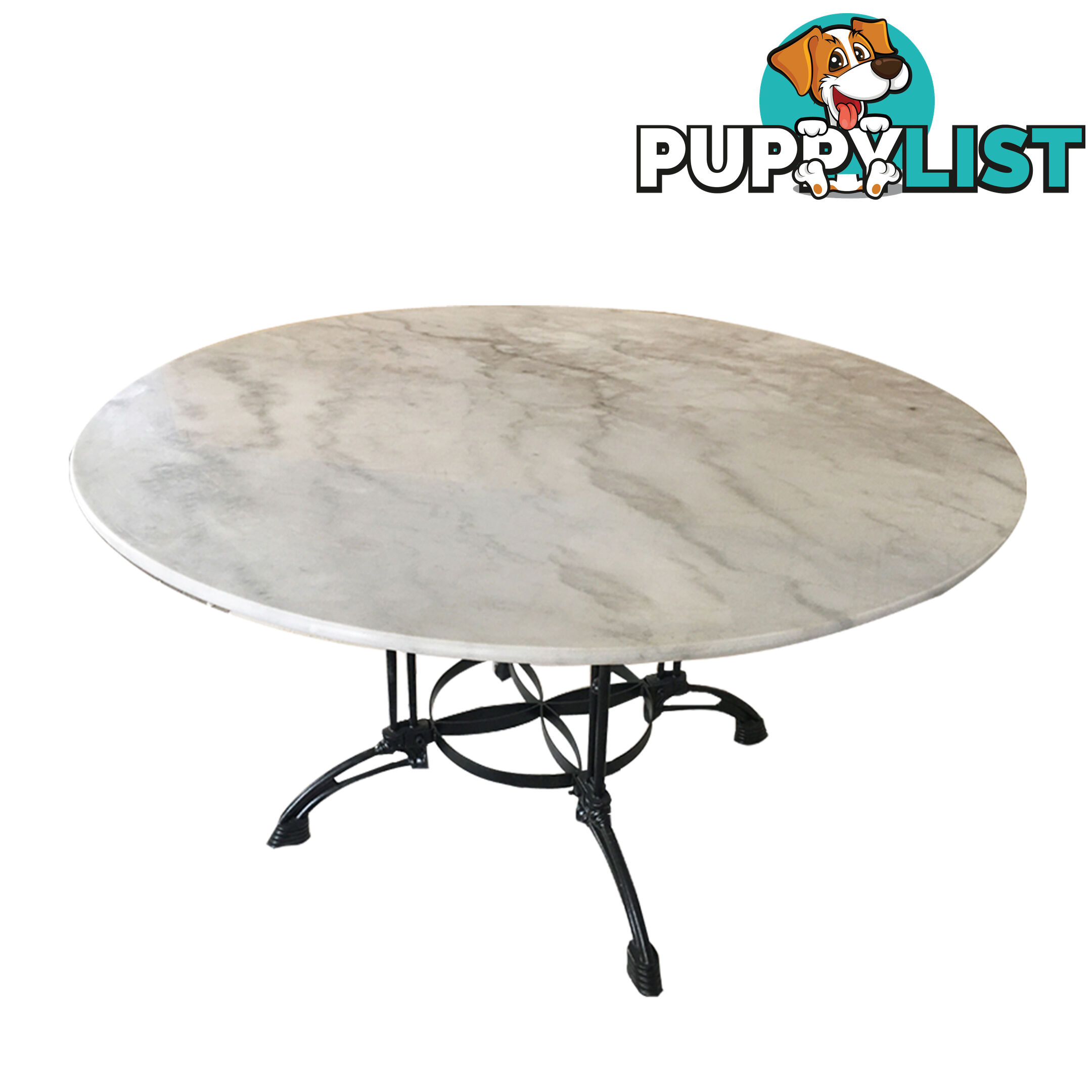 Cheapest 135cm Marble Top Table Seat up to 10 DELIVERED Sydney WAS $1499