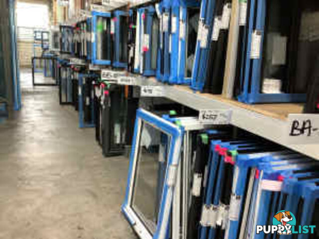 Loads of Australian made aluminium and timber windows in stock (STKW)